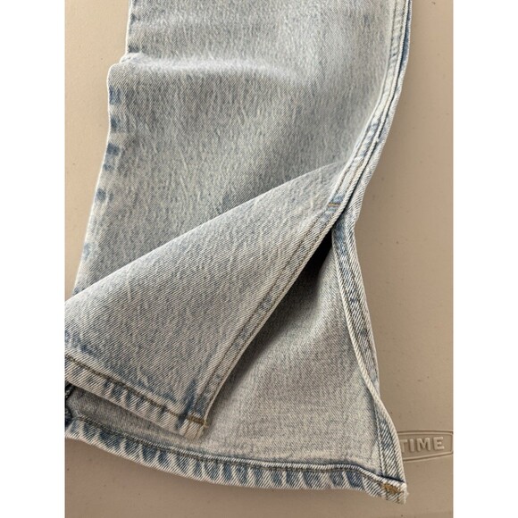 Levi's Premium 70s High Slim Straight Jeans Size 32x31 Light Wash Big E New - Picture 7 of 7